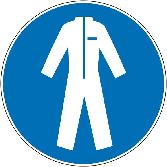 Port de vêtements de protection obligatoire